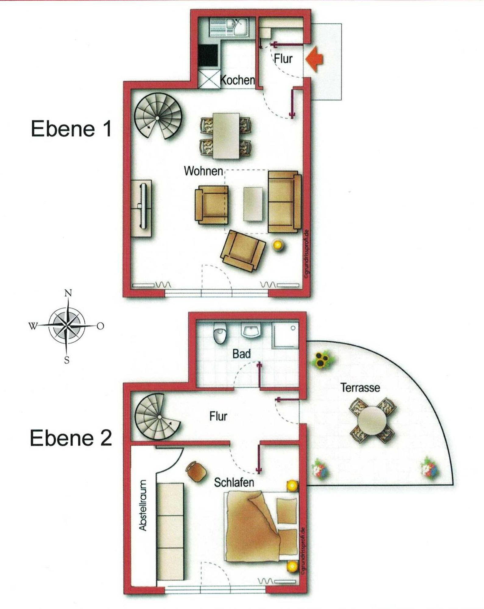 Ferienwohnung 1_2_13 _Inselstrand_ 塞巴特黑灵斯多夫 外观 照片